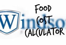 Windsor Food Cost Calculator | NewsWatch Review Windsor Food Cost Calculator